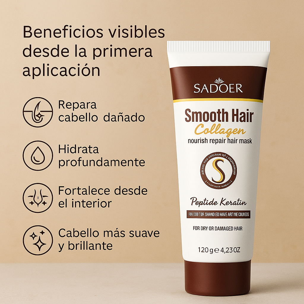 ✨SADÖER Botox Capilar - Tratamiento Capilar Intensivo con Colágeno y Péptidos💆‍♀️