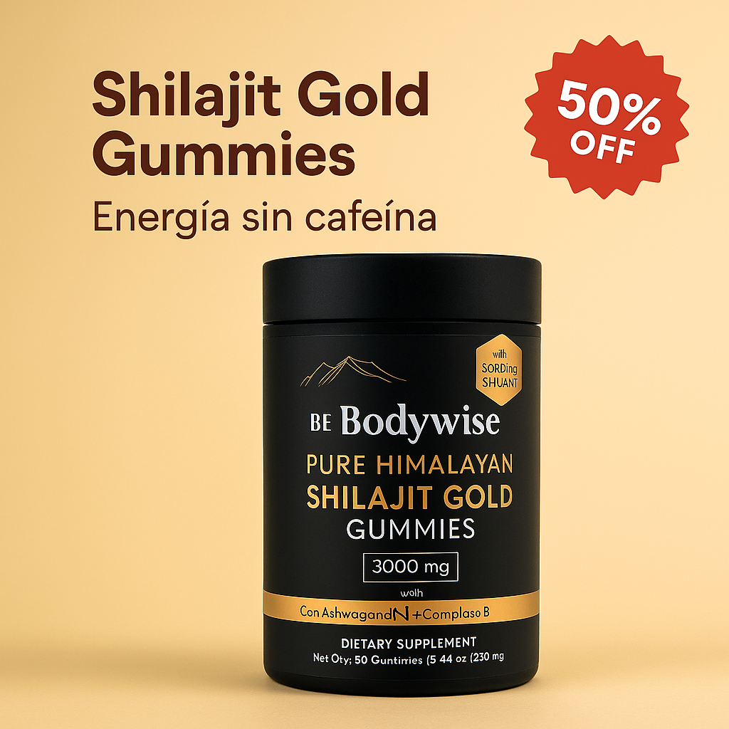 BE BODYWISE+ Gomitas de Shilajit Formula Mejorada