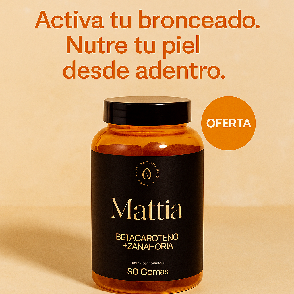 ☀️ GOMITAS BRONCEADORAS SIN SOL MATTIA®