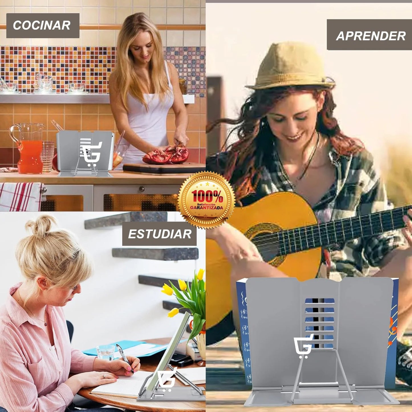 📖Transforma tu Lectura con el Soporte Ergonómico Ajustable 🧠