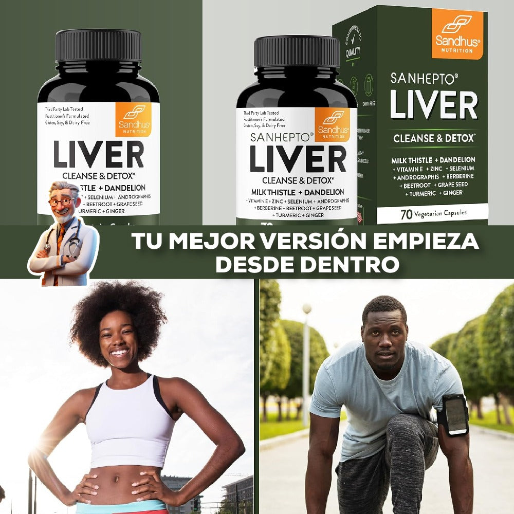 🌿LIVER - Desintoxica tu cuerpo y recarga tu energía con solo 2 cápsula al día